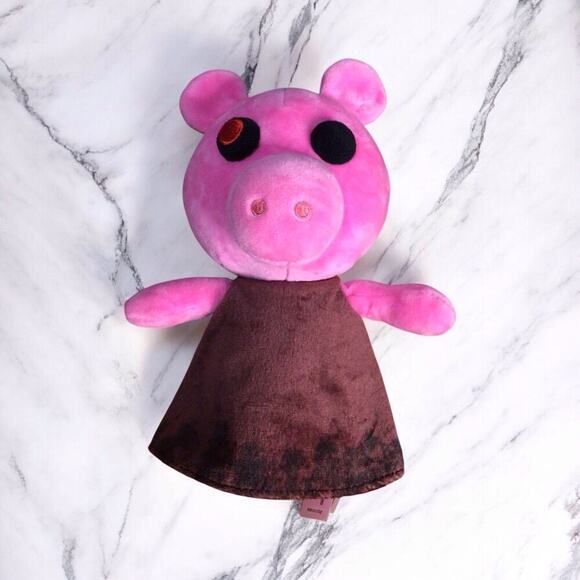Roblox Piggy Plush Stuffed Animal Pink Pig Doll 9 Inch Minitoon - Picture 1 of 5